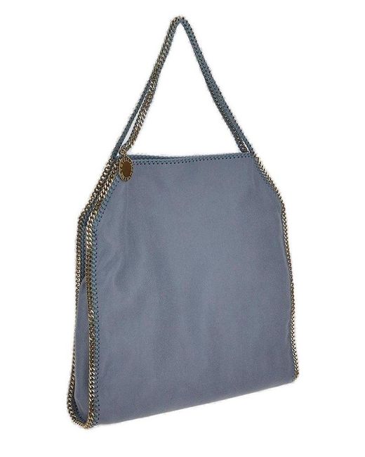 Stella McCartney Blue Baby Bella Large Shoulder Tote Bag