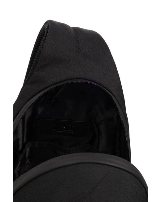 DIESEL Black ‘1Dr-Pod’ Shoulder Backpack for men