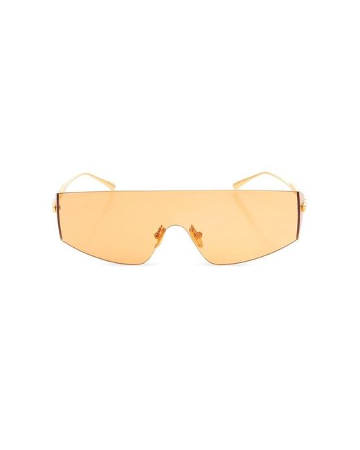 Bottega Veneta Natural Oversized Frame Sunglasses for men