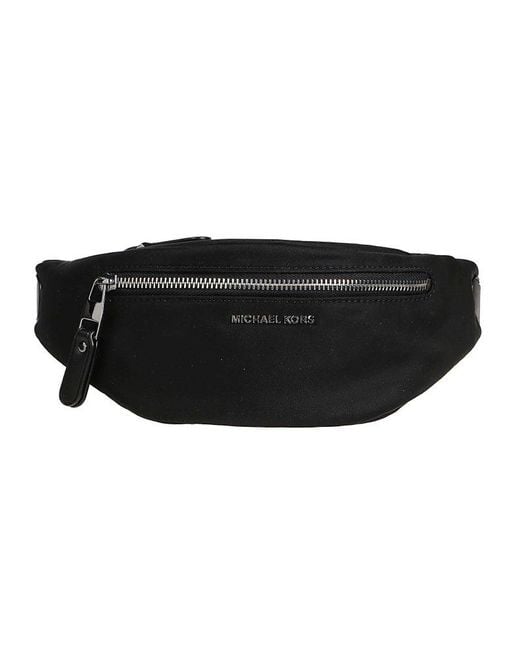 Michael Kors Black Hudson Medium Belt Bag for men