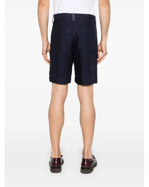 Sease Blue Tailored Shorts for men
