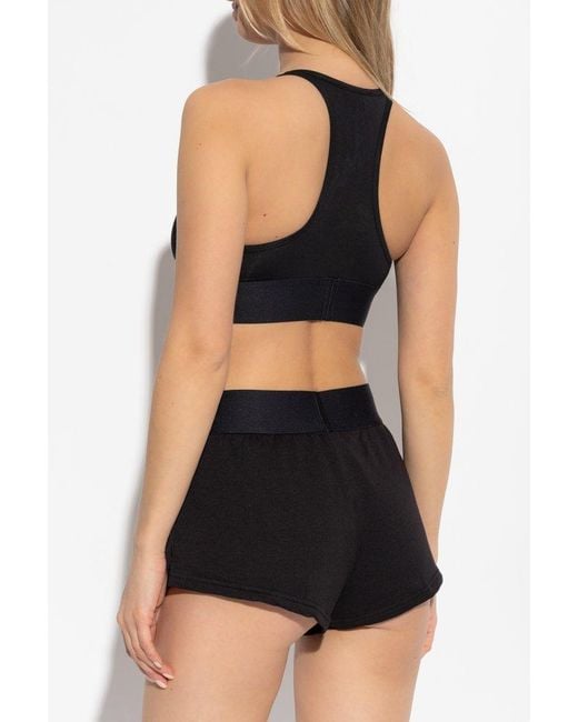 DIESEL Black Arianna-D-Pop Shorts