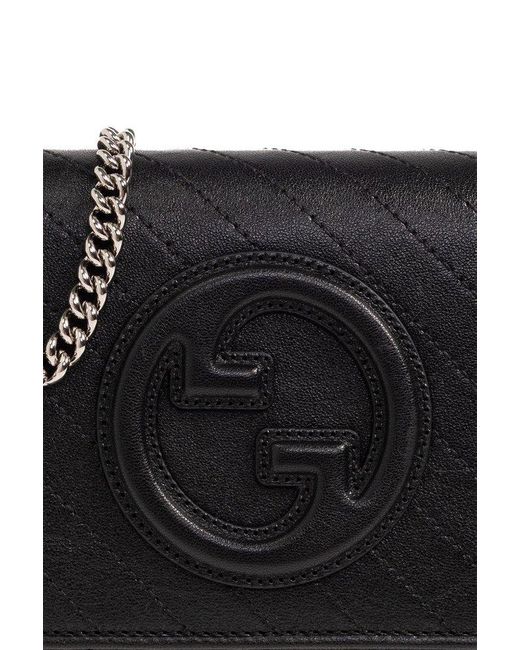 Gucci Black Blondie Wallet On Chain