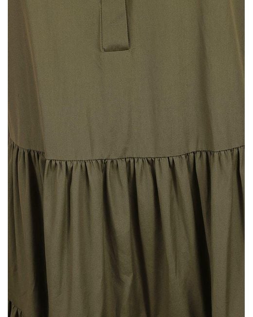 Max Mara Green Bairo Sleeveless Dress