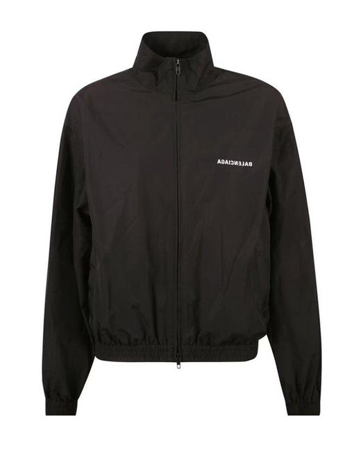 Balenciaga Black Zip-up Tracksuit Jacket