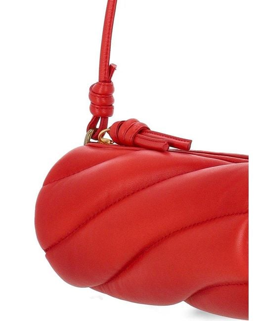 Fiorucci Red Quilted Shoulder Bag
