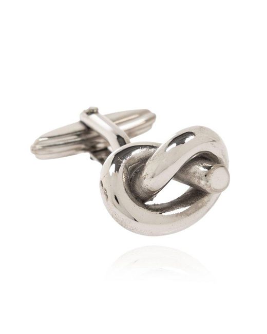 Lanvin Metallic Knot Cufflinks, for men