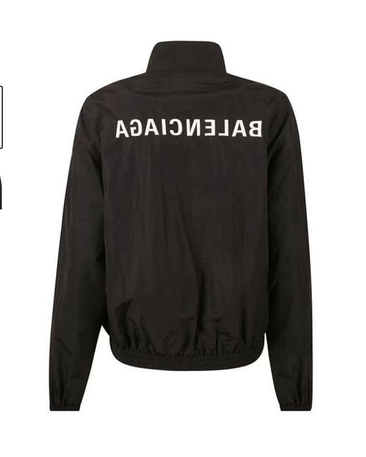 Balenciaga Black Zip-up Tracksuit Jacket