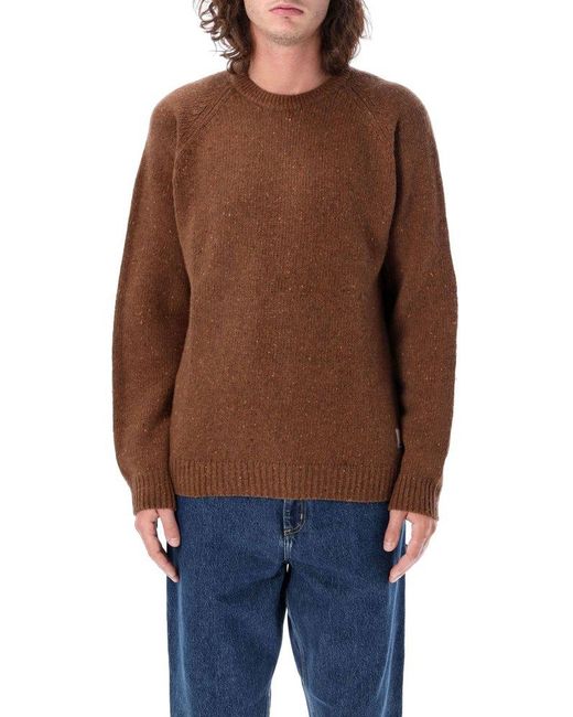 Carhartt Brown Anglistic Sweater for men