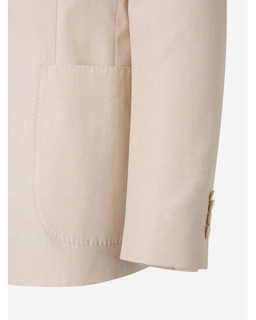 Lardini Natural Plain Tailored Suit for men