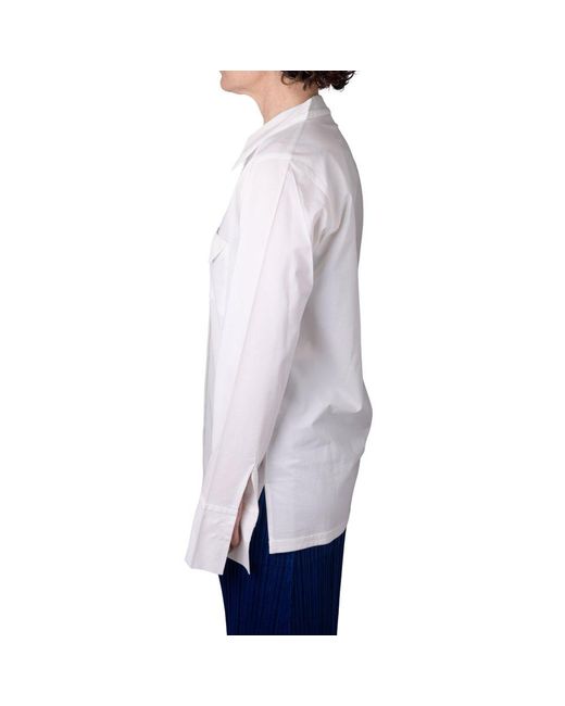Issey Miyake Purple Long Sleeved Envelope Shirt