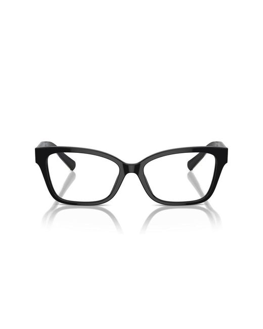 Tiffany & Co Brown Rectangle Frame Glasses