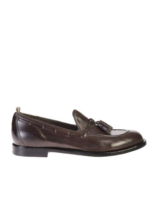 Officine Creative Brown Loafers for men