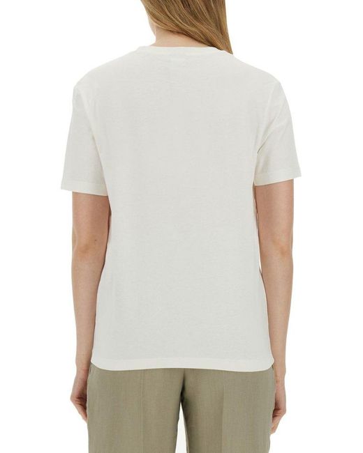 PS by Paul Smith White T-Shirt "Floral"