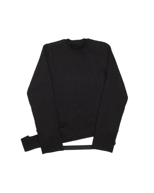Rick Owens Drkshdw Black Long Creatch Sweater