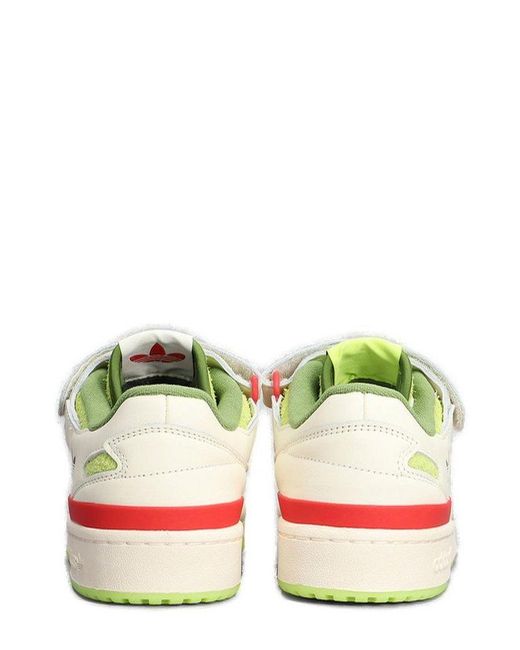 Adidas Originals Multicolor Forum Low X The Grinch Lace-up Sneakers for men