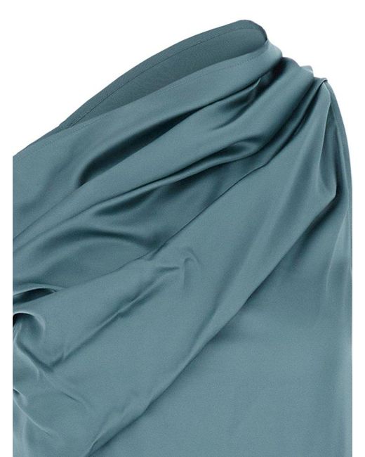 Rick Owens Blue Athena Arrowhead' Light Long Dress