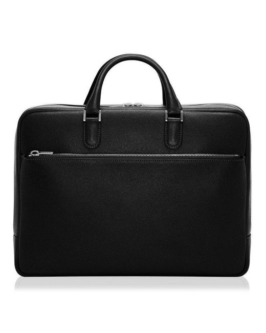 Valextra Avietta Zipup Briefcase in Black for Men Lyst