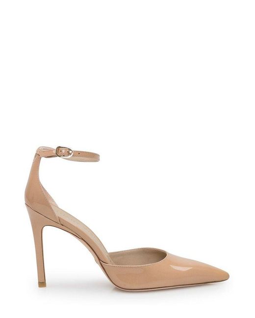 Stuart Weitzman Natural Stuart Pointed Toe Pumps