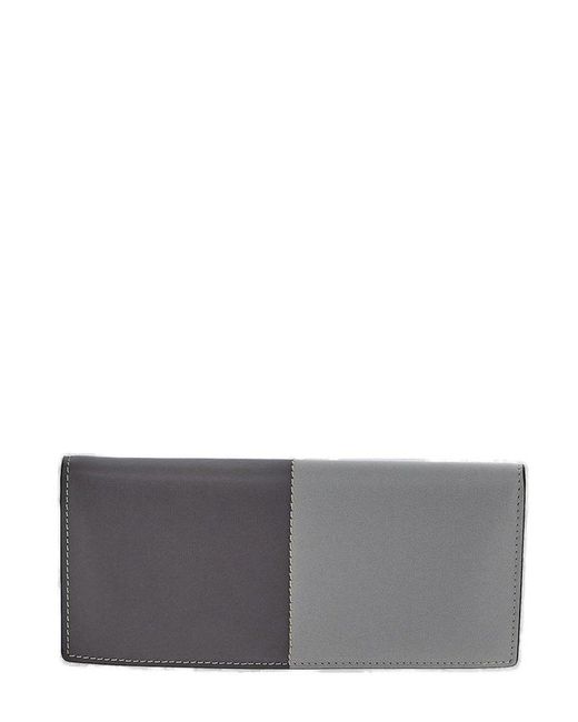 Tod's Gray Two-toned Bi-fold Wallet for men