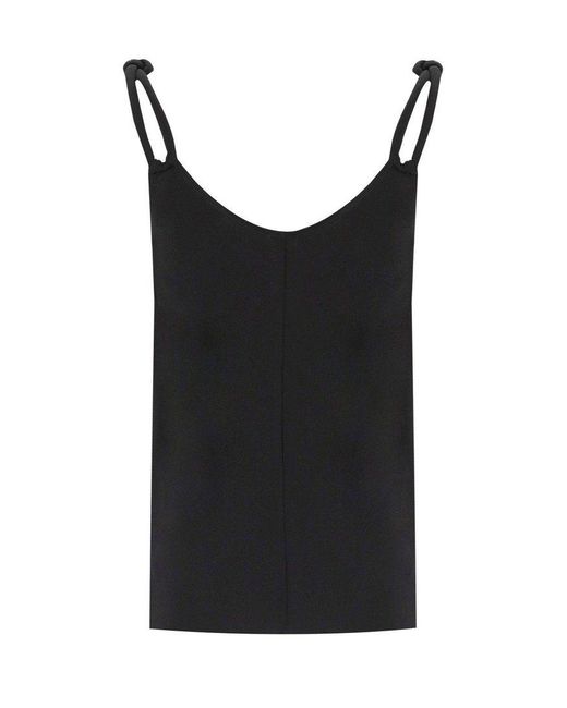 Max Mara Black Faida Sleeveless Top