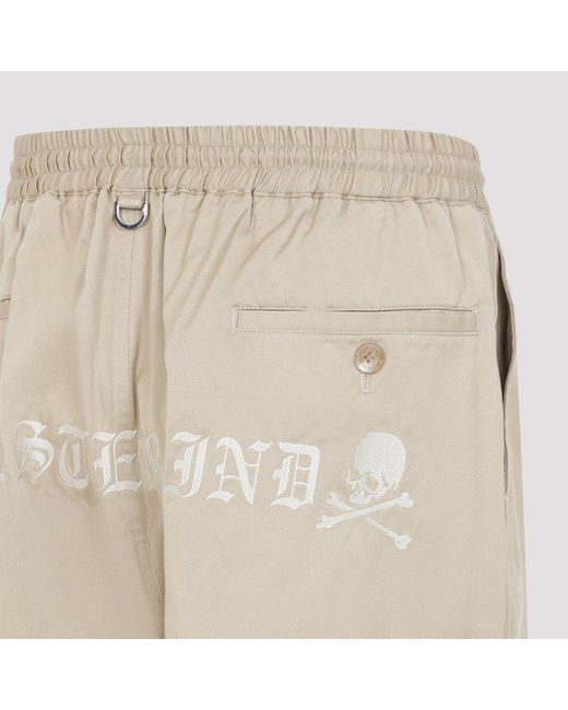 Mastermind Japan Natural Skull Embroidered Pants for men