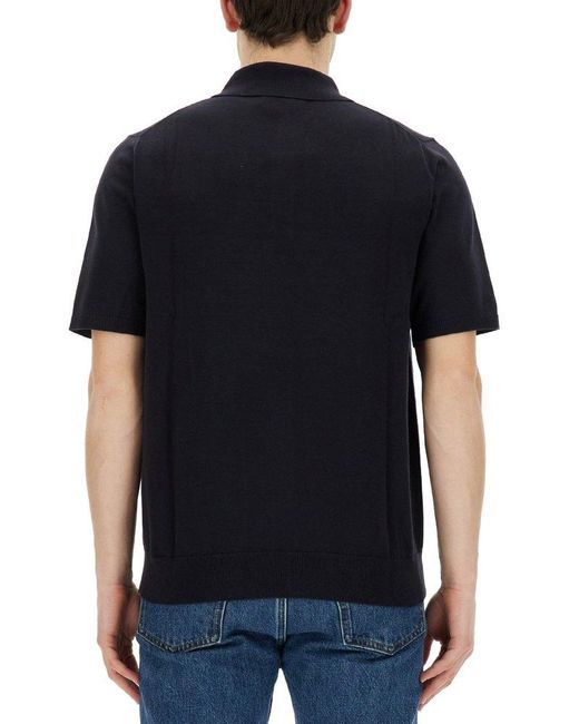 PS by Paul Smith Black Regular Fit Polo Shirt for men