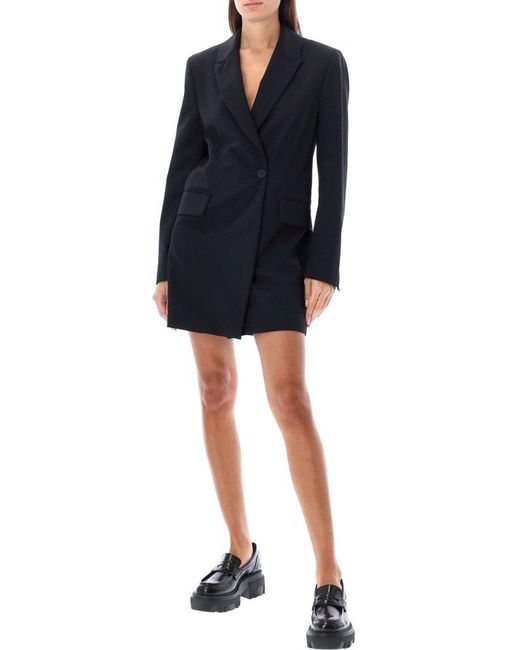 MSGM Black Double-breasted Tailleur Dress