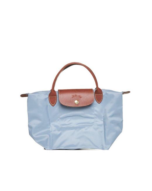 Long champ bag blue cheap