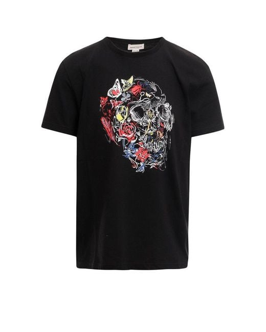 Alexander mcqueen shop skull shirt