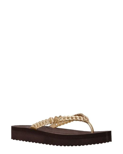 Michael Kors Multicolor Zaza Platform Flip Flops