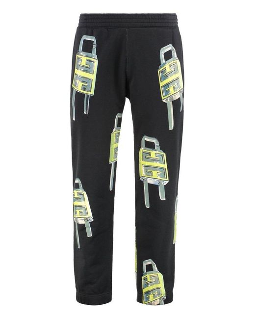 Givenchy Blue 4G Lock Track Pants for men