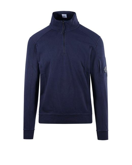 Cp company half hot sale zip men's sweatshirt