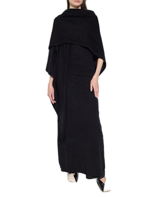 Totême  Black Dress & Scarf Set