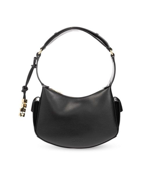 Ganni Black ‘Swing’ Shoulder Bag