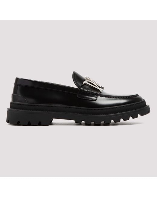 Dior Black Explorer Loafers for men