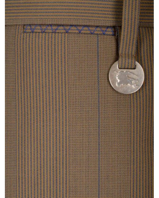 Burberry Brown Tailored Trousers for men