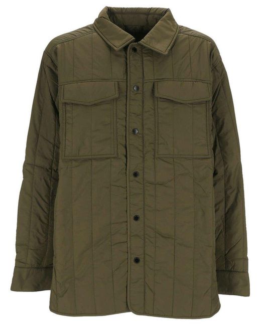 Canada Goose Green Carlyle Quilted Shirt for men