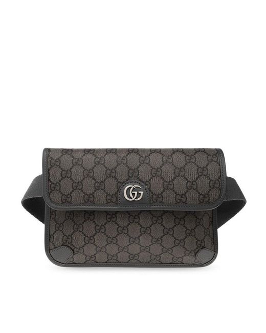 Gucci Ophidia GG Small Belt Bag in Gray for Men