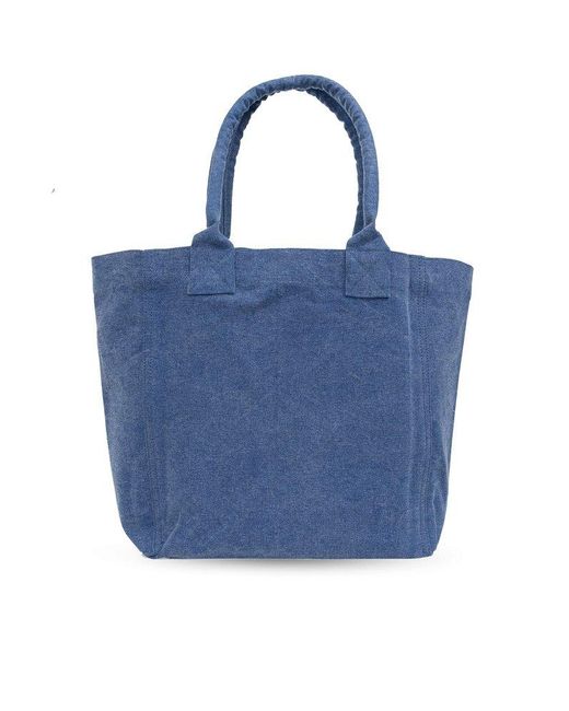 Isabel Marant Blue 'yenky Small' Denim Shopper Bag,