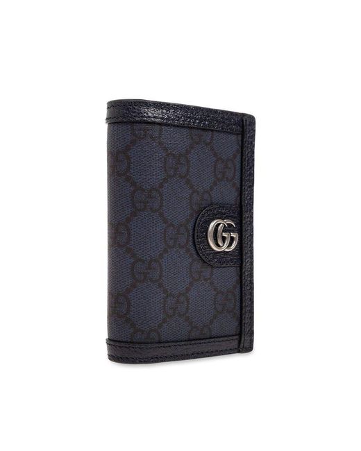 Gucci Blue Folding Card Case, for men