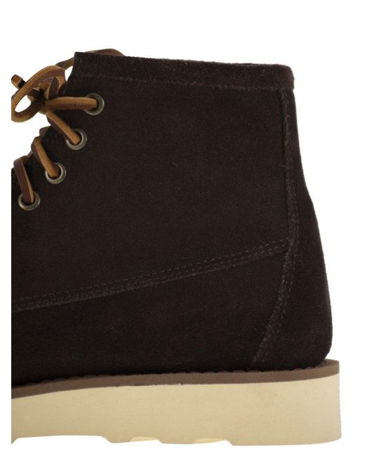 Sebago Brown Tala Lace-Up Boots for men