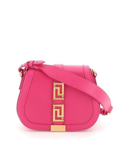 Versace Pink 'greca Goddess' Small Shoulder Bag