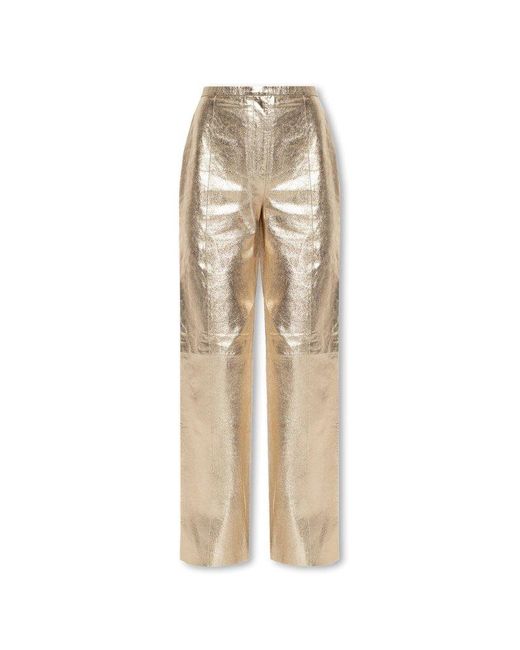 Forte Forte Natural Leather Trousers