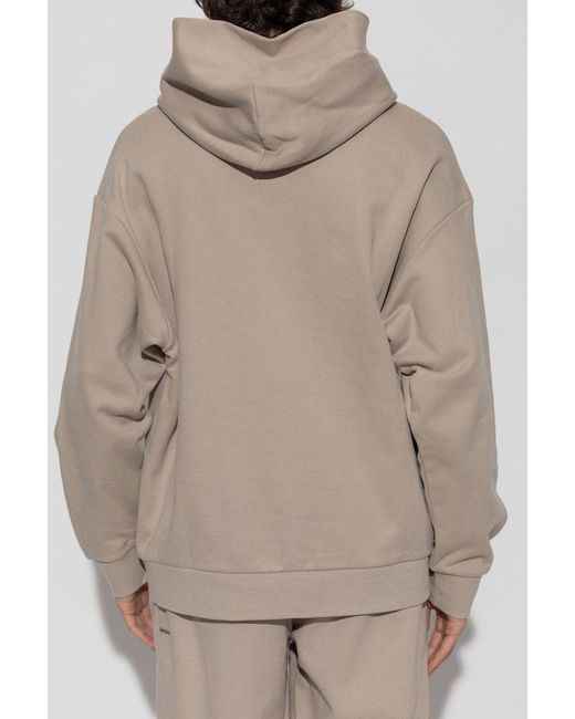 PANGAIA Natural Hoodie With Logo for men