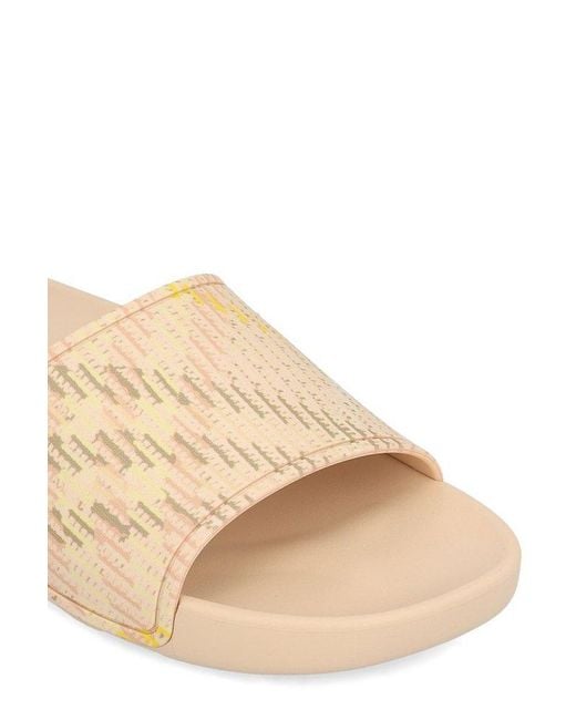 Burberry Natural Dive Check Sandals