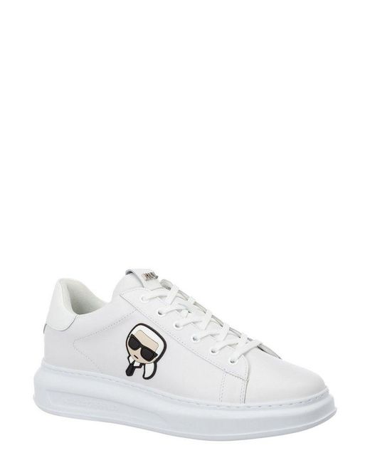 Karl Lagerfeld K/ikonik Kapri Lace-up Sneakers in White for Men | Lyst
