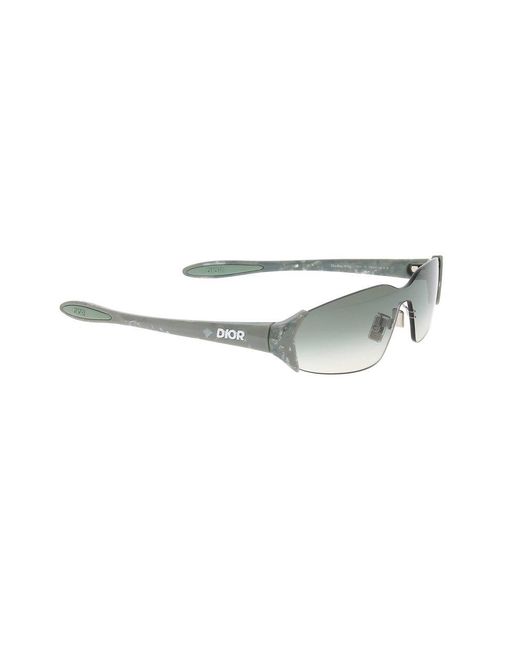 Dior Black Rectangular Frame Sunglasses