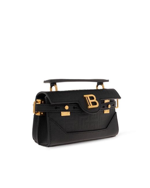 Balmain Black B Buzz 19 Clutch Bag