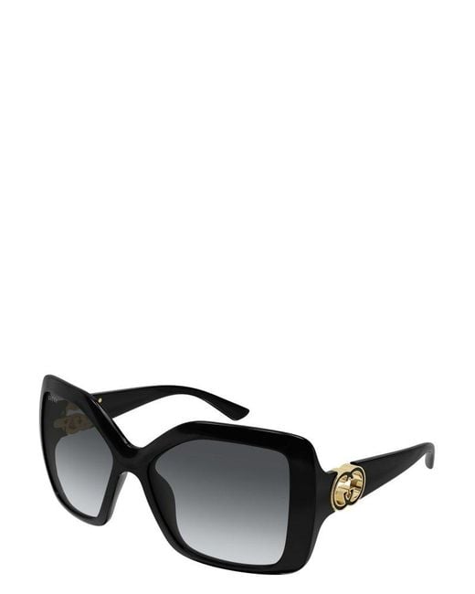Gucci Black Square Frame Sunglasses